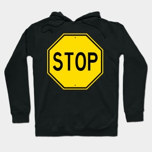 Retro Stop Sign (new) Hoodie